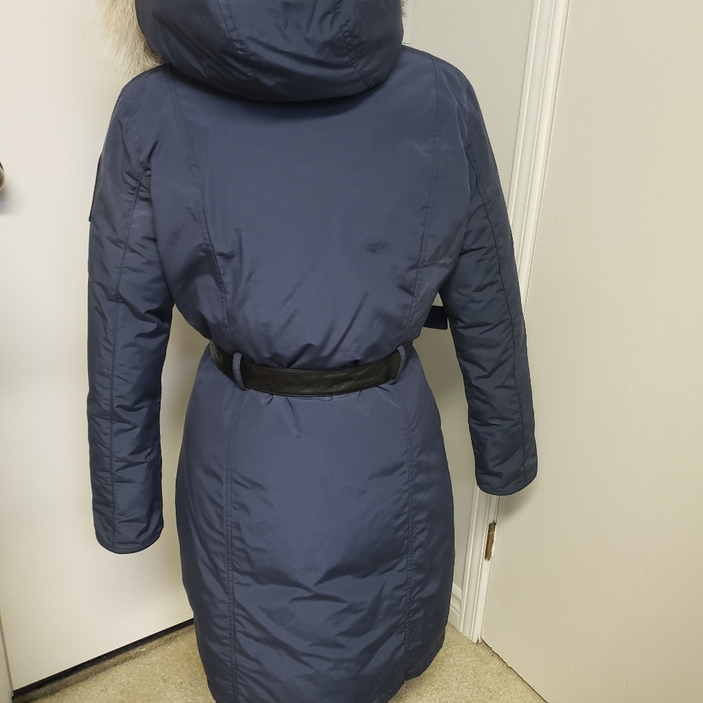 Arctic Parka Navy with Fur Trim - Picture 7 of 8